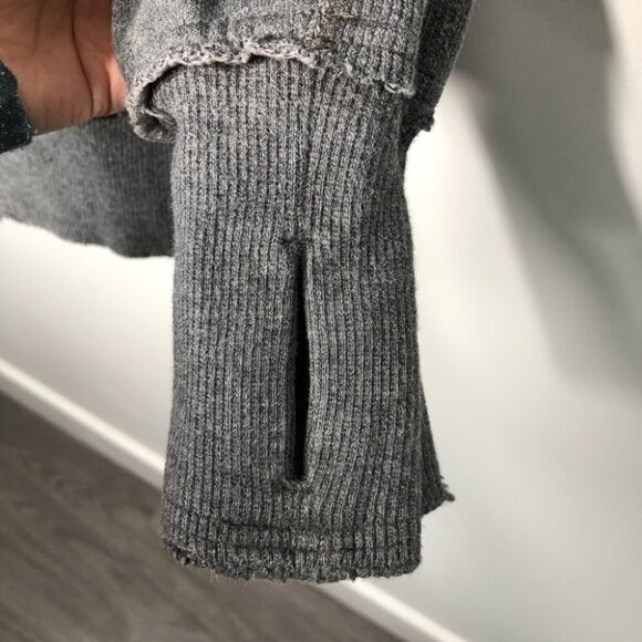 Lululemon Dark Classic Sport Gray & Lolo Limited Edition Distressed Scuba Hoodie - Picture 6 of 8